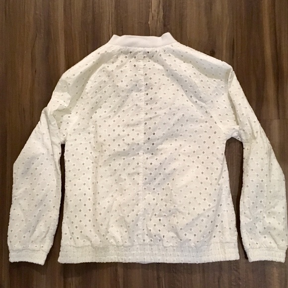 NWT- J.Crew lightweight eyelet jacket - Picture 4 of 4